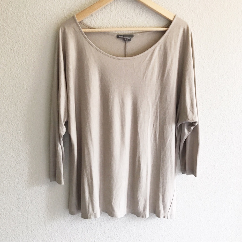 Vince. Grey Slouchy tee